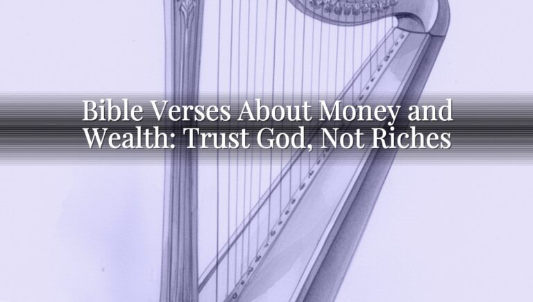 Bible Verses About Money and Wealth: Trust God, Not Riches