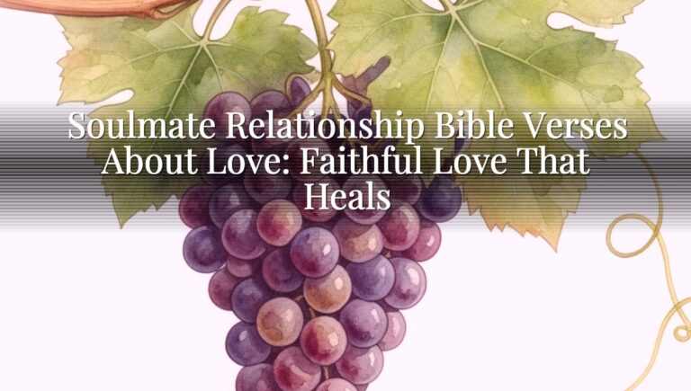 Soulmate Relationship Bible Verses About Love: Faithful Love That Heals