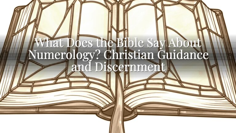 What Does the Bible Say About Numerology? Christian Guidance and Discernment