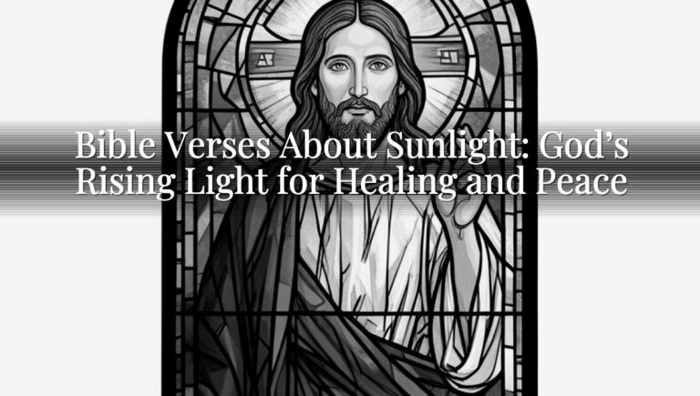 Bible Verses About Sunlight: God’s Rising Light for Healing and Peace