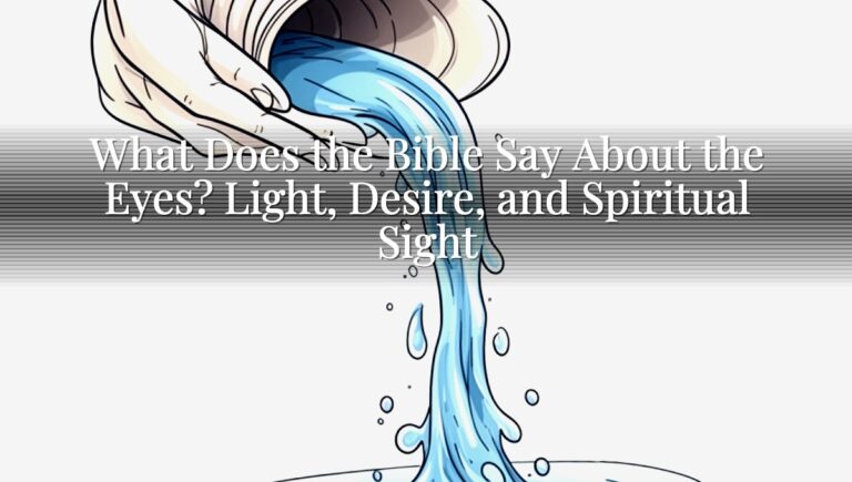 What Does the Bible Say About the Eyes? Light, Desire, and Spiritual Sight