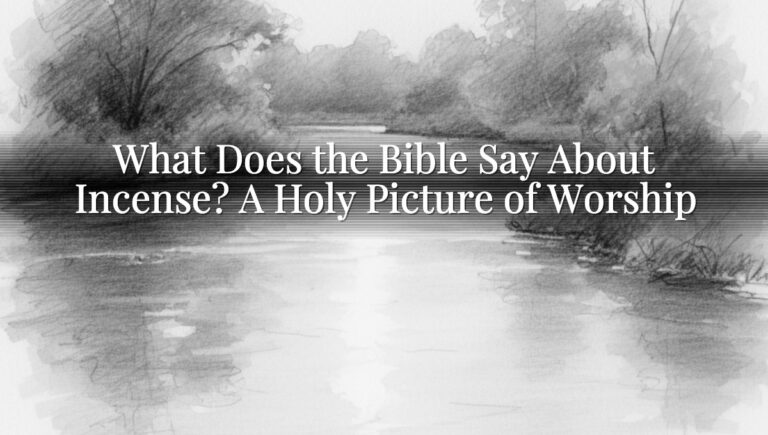 What Does the Bible Say About Incense? A Holy Picture of Worship