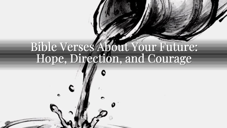 Bible Verses About Your Future: Hope, Direction, and Courage
