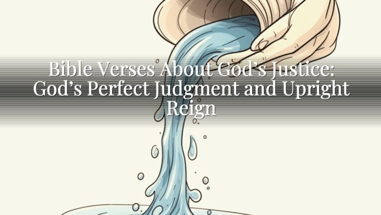 Bible Verses About God’s Justice: God’s Perfect Judgment and Upright Reign
