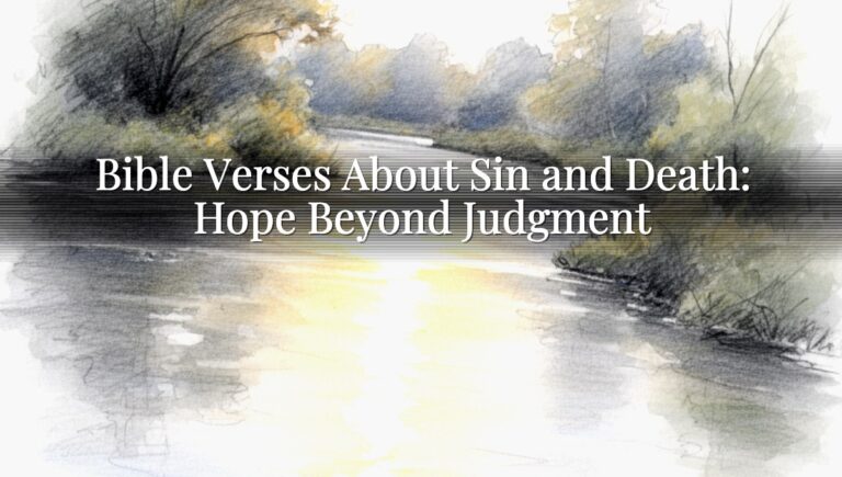 Bible Verses About Sin and Death: Hope Beyond Judgment