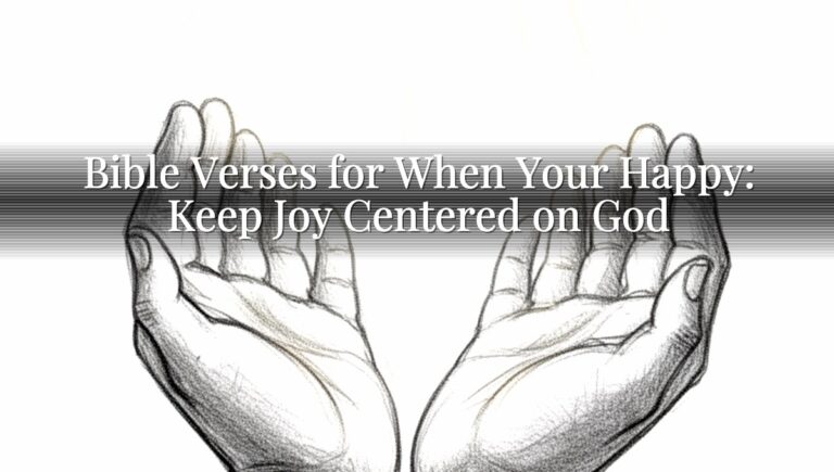 Bible Verses for When Your Happy: Keep Joy Centered on God