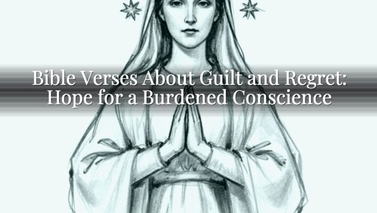 Bible Verses About Guilt and Regret: Hope for a Burdened Conscience