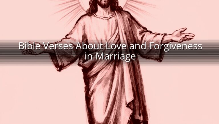 Bible Verses About Love and Forgiveness in Marriage