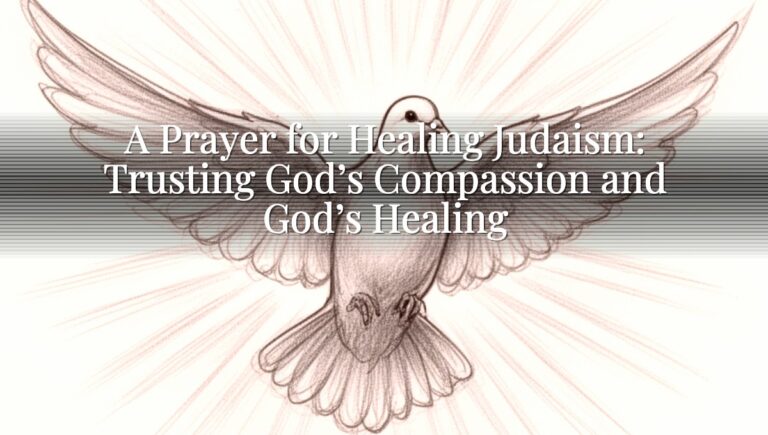 A Prayer for Healing Judaism: Trusting God’s Compassion and God’s Healing