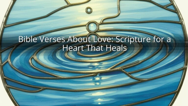 Bible Verses About Love: Scripture for a Heart That Heals