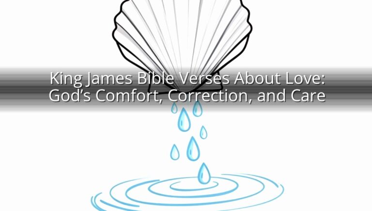 King James Bible Verses About Love: God’s Comfort, Correction, and Care