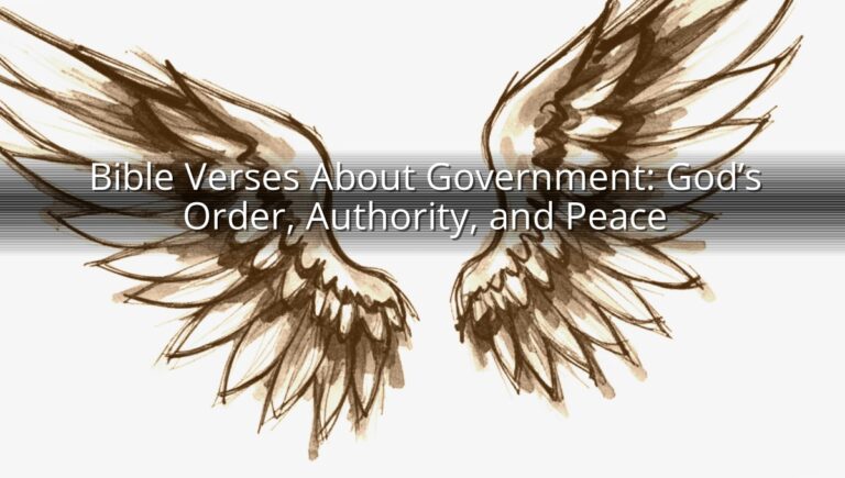 Bible Verses About Government: God’s Order, Authority, and Peace