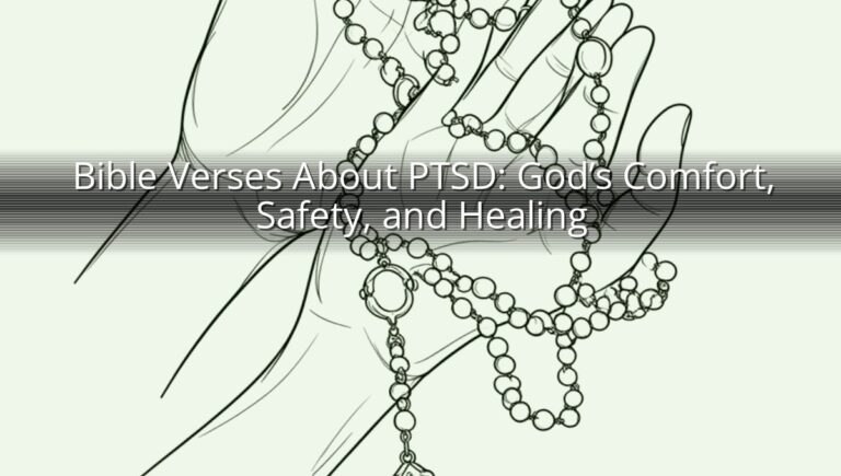 Bible Verses About PTSD: God’s Comfort, Safety, and Healing