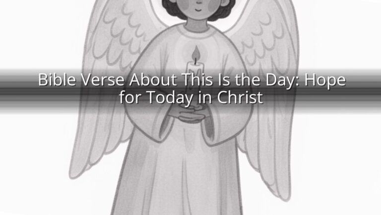 Bible Verse About This Is the Day: Hope for Today in Christ