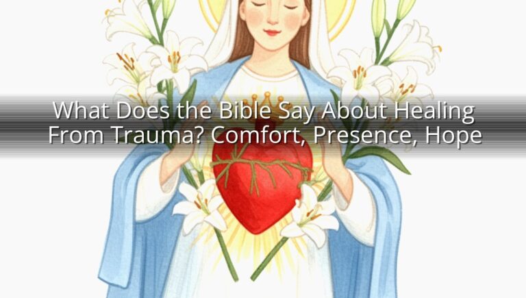 What Does the Bible Say About Healing From Trauma? Comfort, Presence, Hope