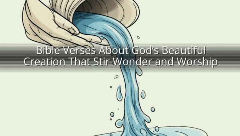 Bible Verses About God’s Beautiful Creation That Stir Wonder and Worship