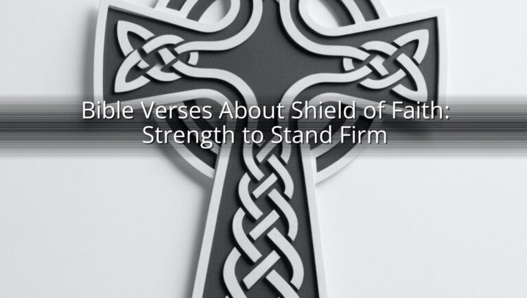 Bible Verses About Shield of Faith: Strength to Stand Firm
