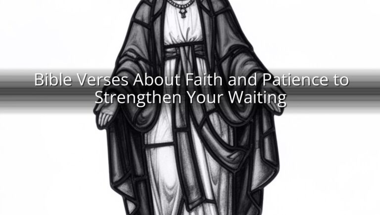 Bible Verses About Faith and Patience to Strengthen Your Waiting