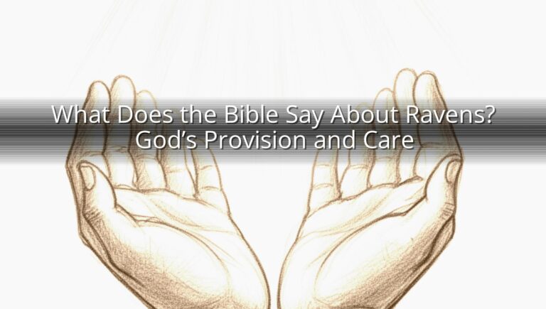 What Does the Bible Say About Ravens? God’s Provision and Care