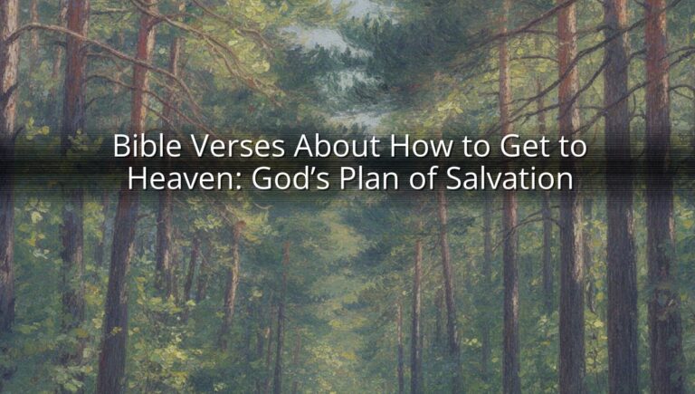 Bible Verses About How to Get to Heaven: God’s Plan of Salvation