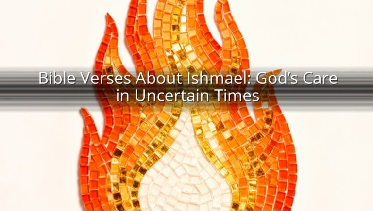 Bible Verses About Ishmael: God’s Care in Uncertain Times