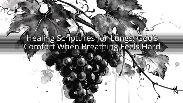Healing Scriptures for Lungs: God’s Comfort When Breathing Feels Hard