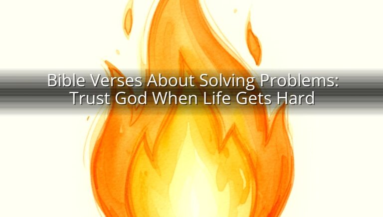 Bible Verses About Solving Problems: Trust God When Life Gets Hard
