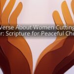 Bible Verse About Women Cutting Their Hair: Scripture for Peaceful Choice
