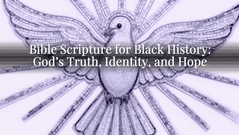 Bible Scripture for Black History: God’s Truth, Identity, and Hope