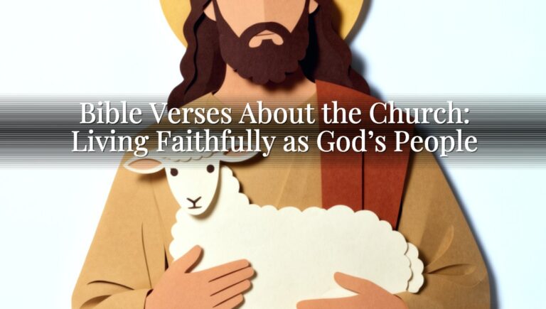 Bible Verses About the Church: Living Faithfully as God’s People