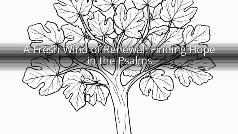A Fresh Wind of Renewal: Finding Hope in the Psalms