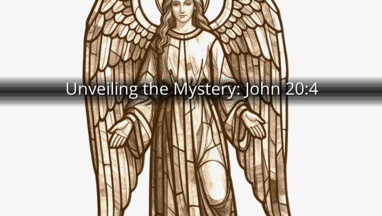 Unveiling the Mystery: John 20:4