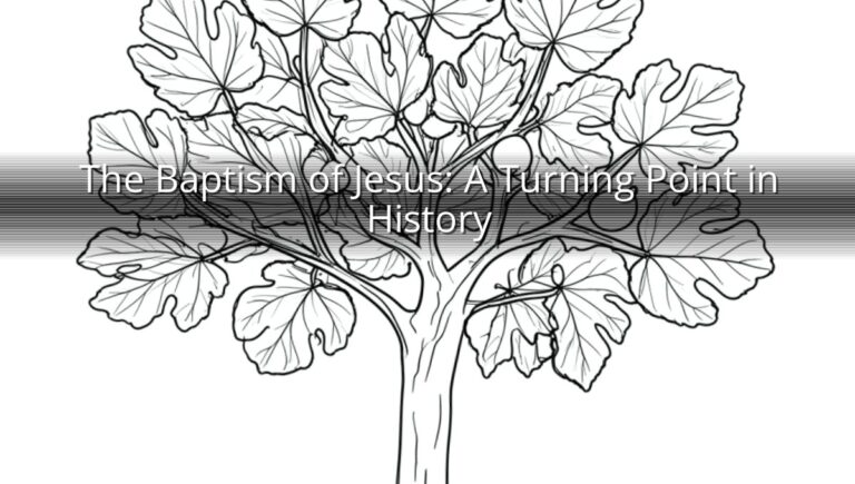 The Baptism of Jesus: A Turning Point in History