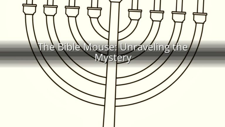 The Bible Mouse: Unraveling the Mystery