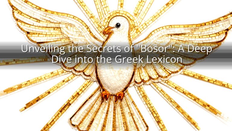 Unveiling the Secrets of "Bosor": A Deep Dive into the Greek Lexicon