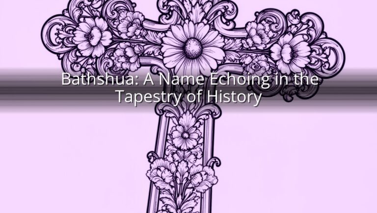Bathshua: A Name Echoing in the Tapestry of History