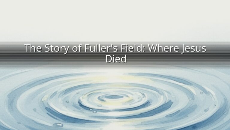 The Story of Fuller's Field: Where Jesus Died