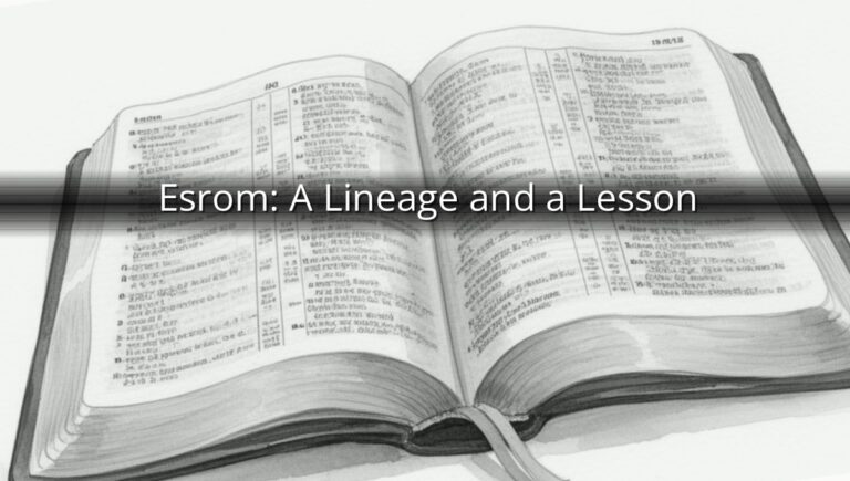 Esrom: A Lineage and a Lesson