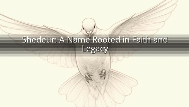 Shedeur: A Name Rooted in Faith and Legacy