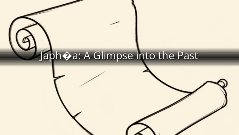Japh�a: A Glimpse into the Past