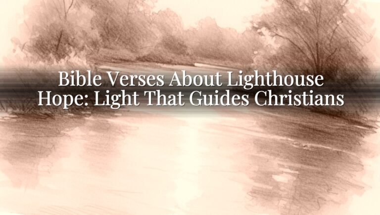 Bible Verses About Lighthouse Hope: Light That Guides Christians