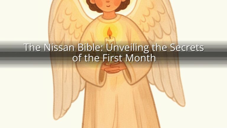 The Nissan Bible: Unveiling the Secrets of the First Month