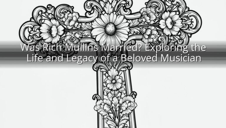 Was Rich Mullins Married? Exploring the Life and Legacy of a Beloved Musician