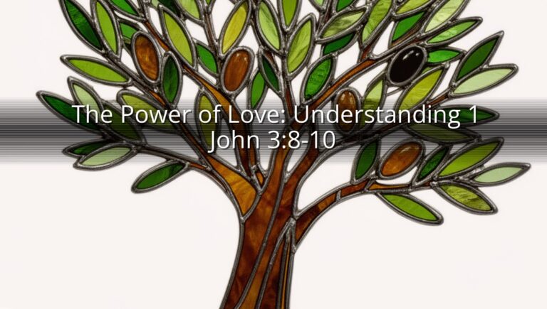 The Power of Love: Understanding 1 John 3:8-10