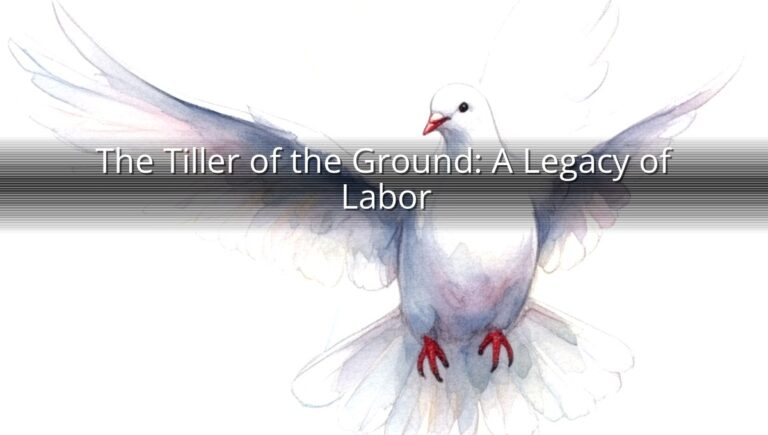 The Tiller of the Ground: A Legacy of Labor