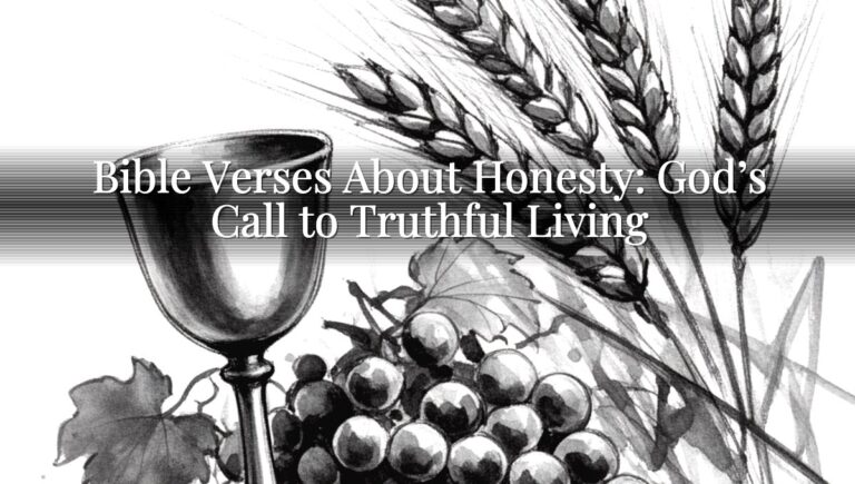 Bible Verses About Honesty: God’s Call to Truthful Living