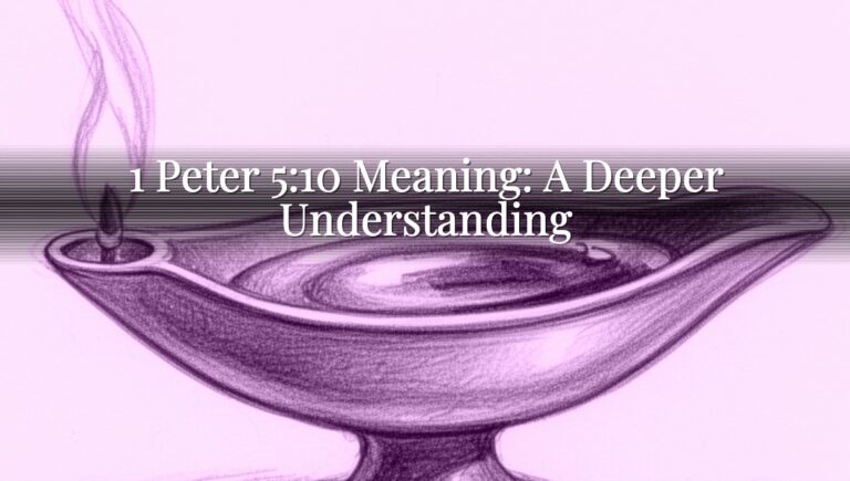 1 Peter 5:10 Meaning: A Deeper Understanding