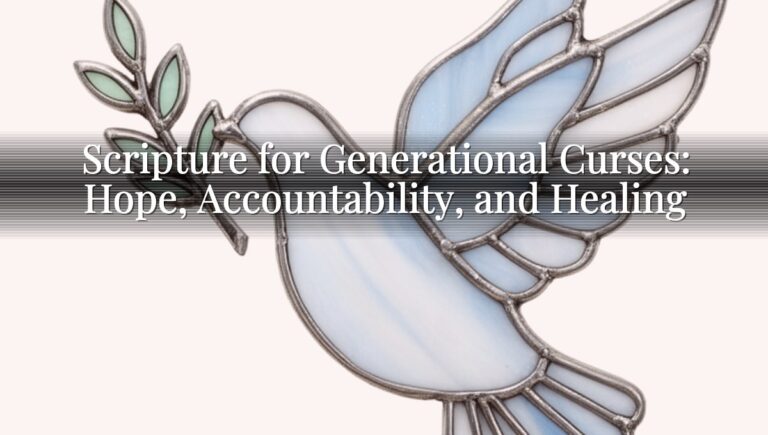Scripture for Generational Curses: Hope, Accountability, and Healing