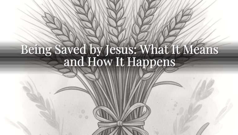Being Saved by Jesus: What It Means and How It Happens