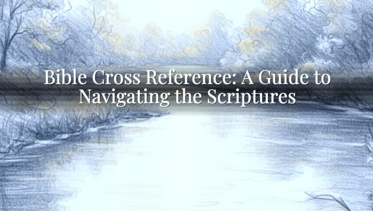 Bible Cross Reference: A Guide to Navigating the Scriptures